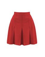 30s Pleated Shorts - Red