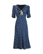 30s Cora Bias Cut Dress - Wish Print