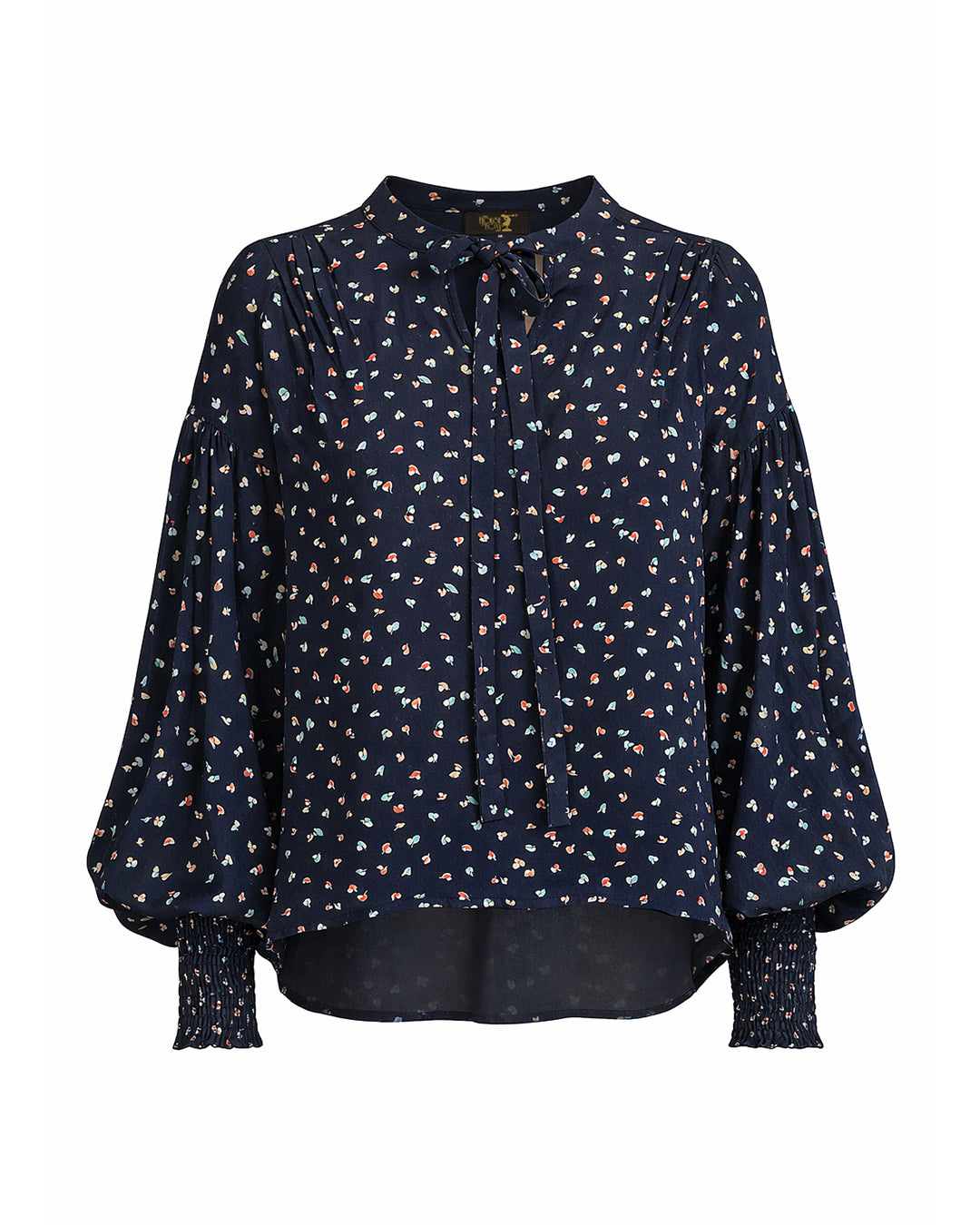 1930s Poet Blouse - Ocean Pearl - product shot