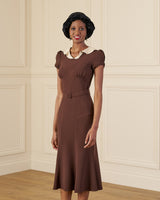 1930s Ginger Dress - Brown