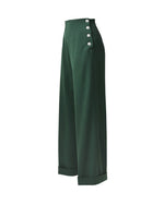 1940s Swing Trousers - Racing Green