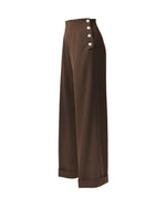 1940s Swing Trousers - Brown