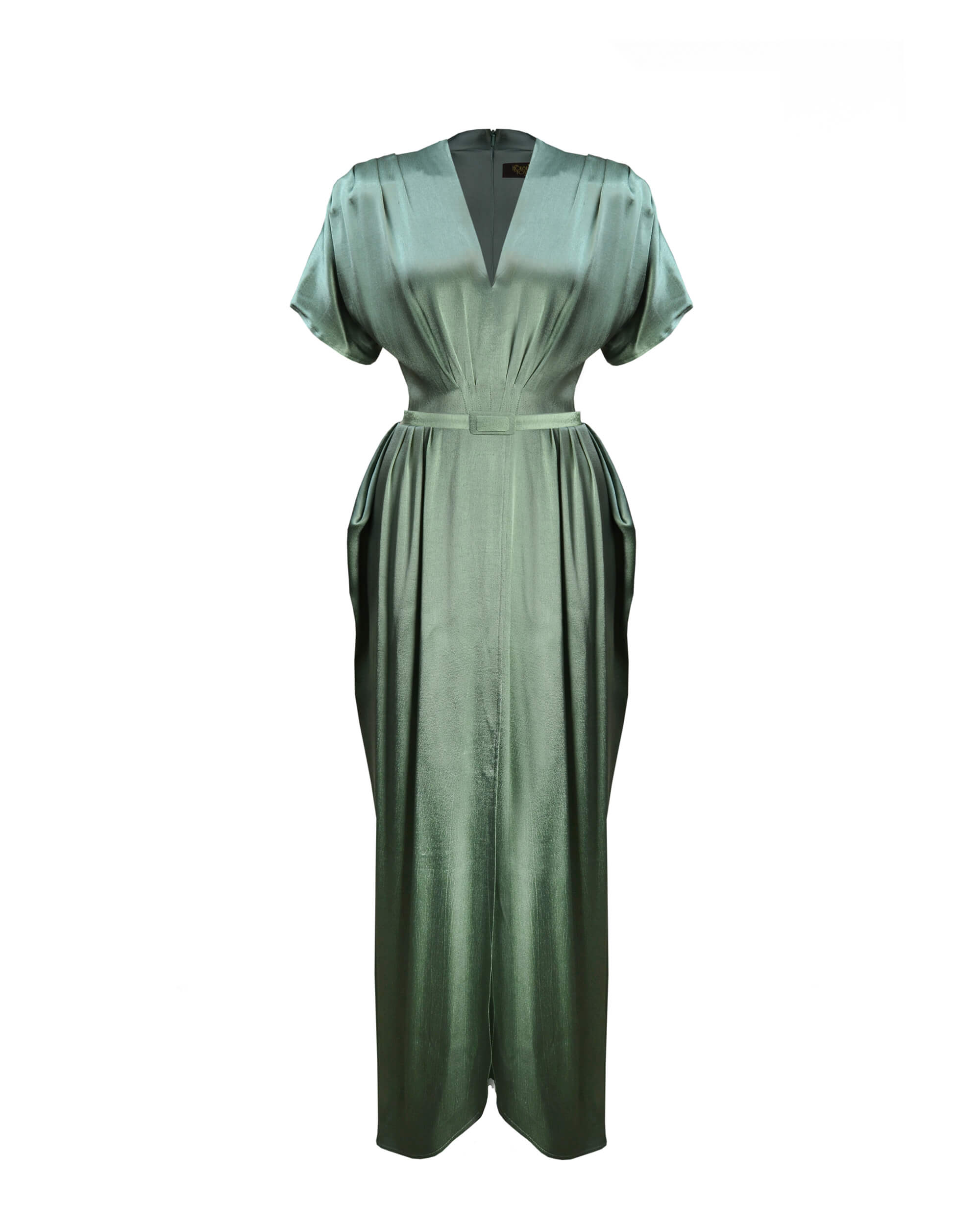 40s evening dress 1940s Darnell Gown - Sage Package:Flower Sequin [Luna] Dress (Single Dress) Say HOLIDAY OUTFIT for season: Summer You can confidently wear