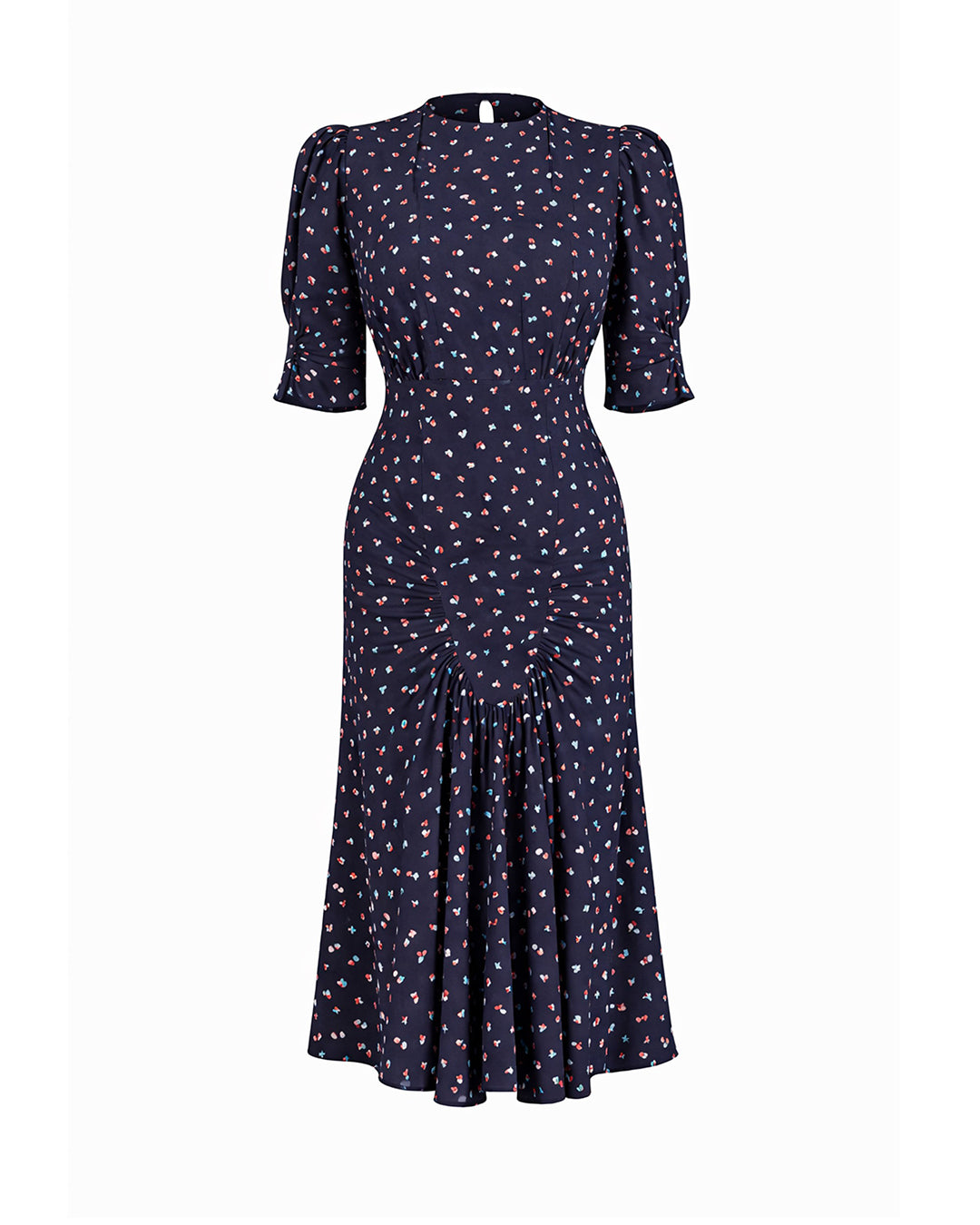 1940s Madison Tea Dress - Ocean Pearl - product shot