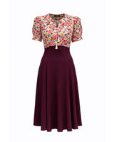 1940s Martha Tea Dress - Spring Parade