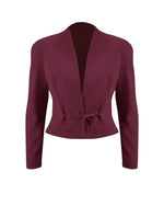 1940s Stanwyck Jacket - Aubergine