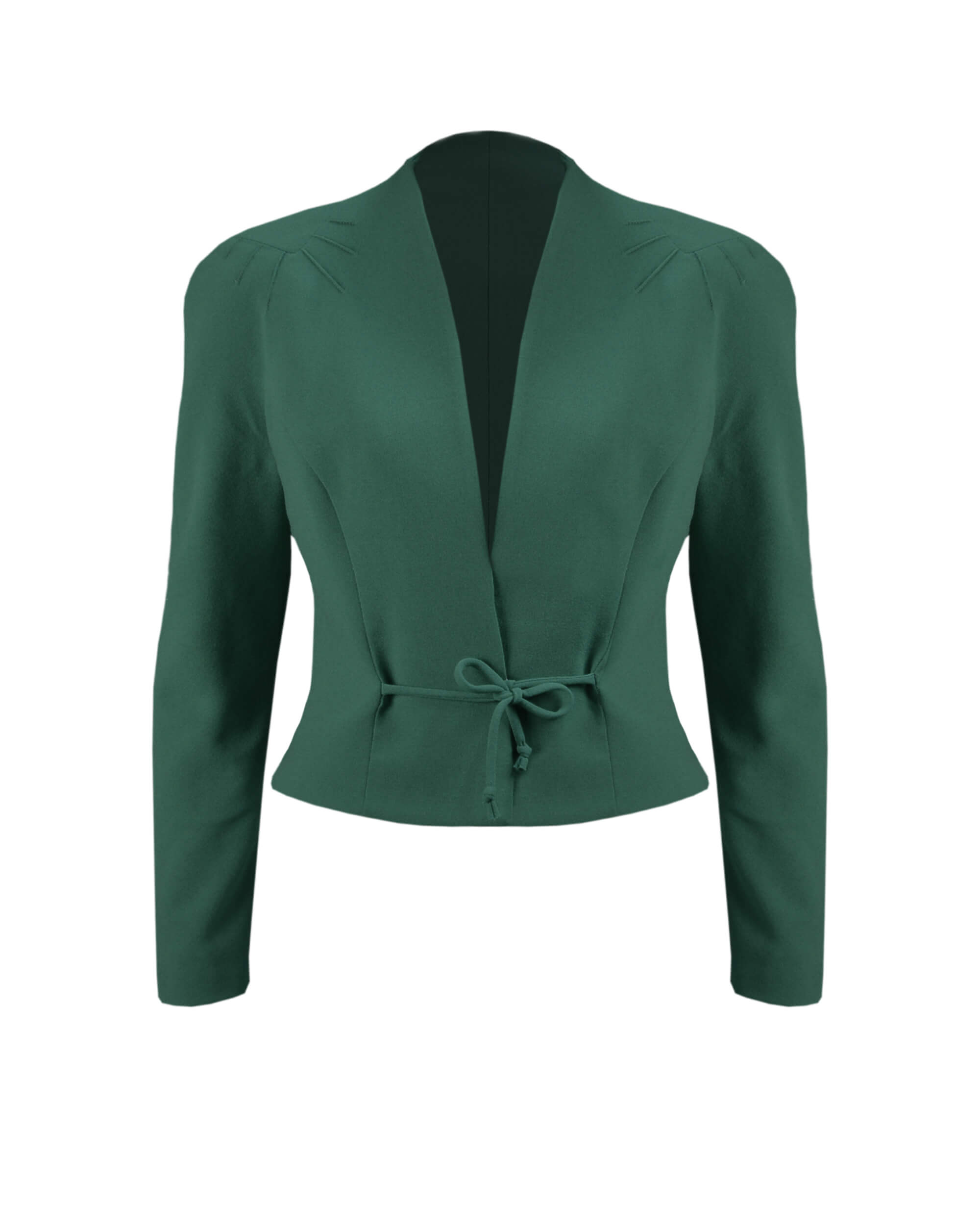 40s Stanwyck Jacket - Racing Green