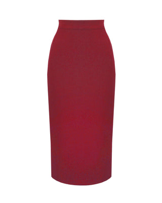 50s Perfect Pencil Skirt - Red