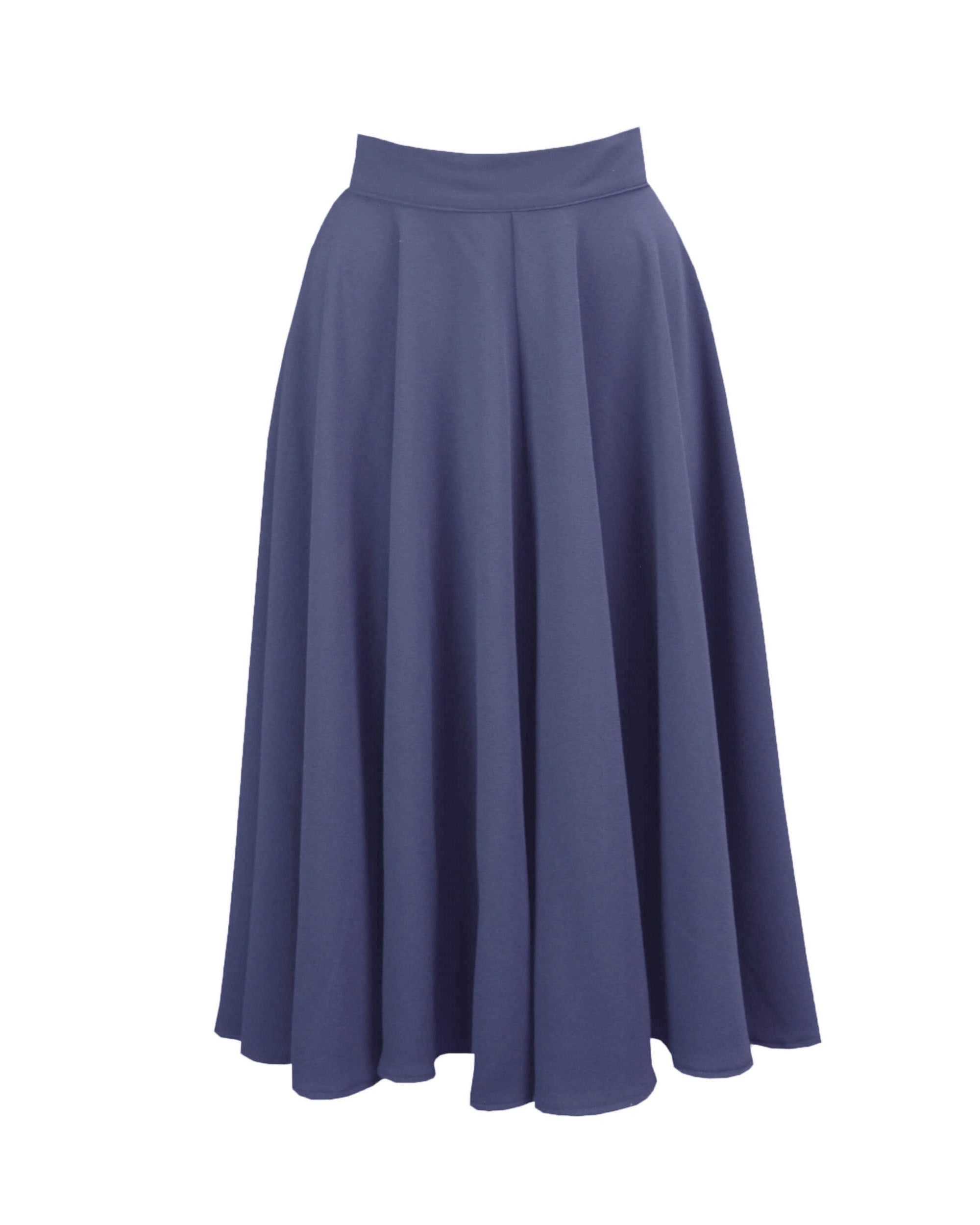 1950s Premium Circle Skirt - Steel