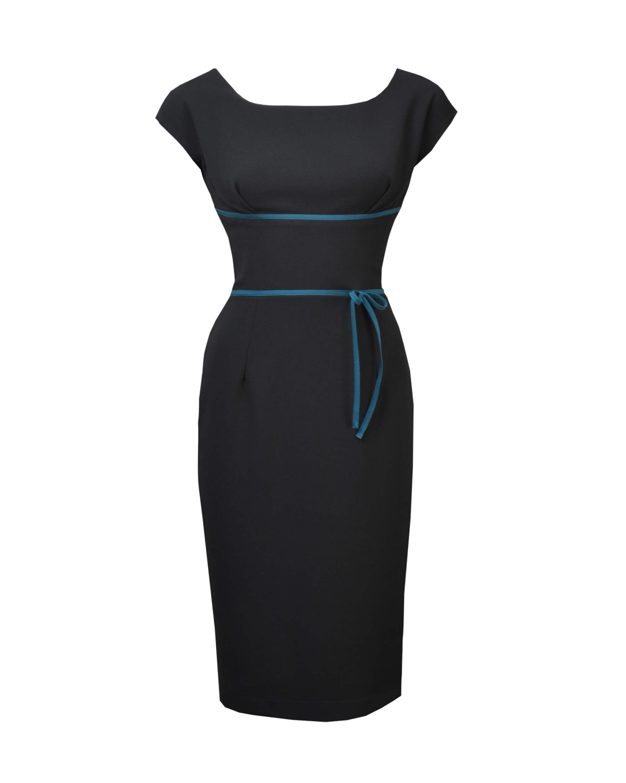 60s Brooklyn Wiggle Dress Black – House of Foxy