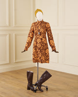 1960s Carnaby Mini Dress - Biba Bloom