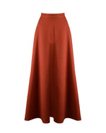 70s Maxi Skirt - Burnt Orange