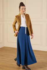 1970s Maxi Skirt - Cobalt Blue