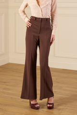 1970s Bianca Soft flare Trousers - Brown