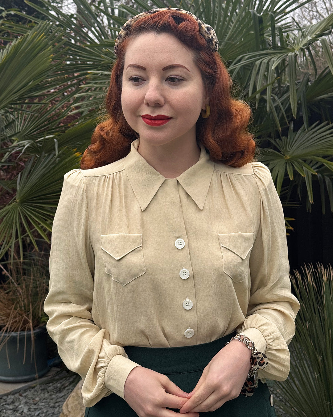 1940s Sweetheart Blouse Antique – House of Foxy