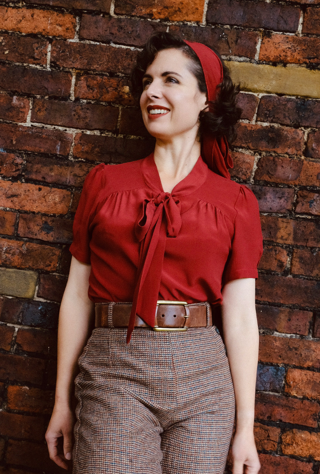 1930s Beau Blouse in Port