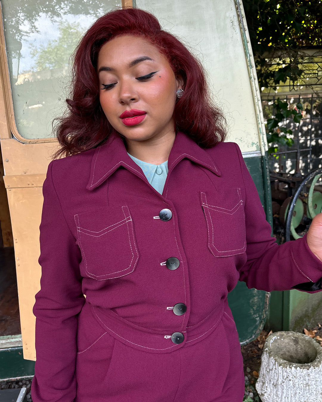 1940s Americana Button Jacket - Sample
