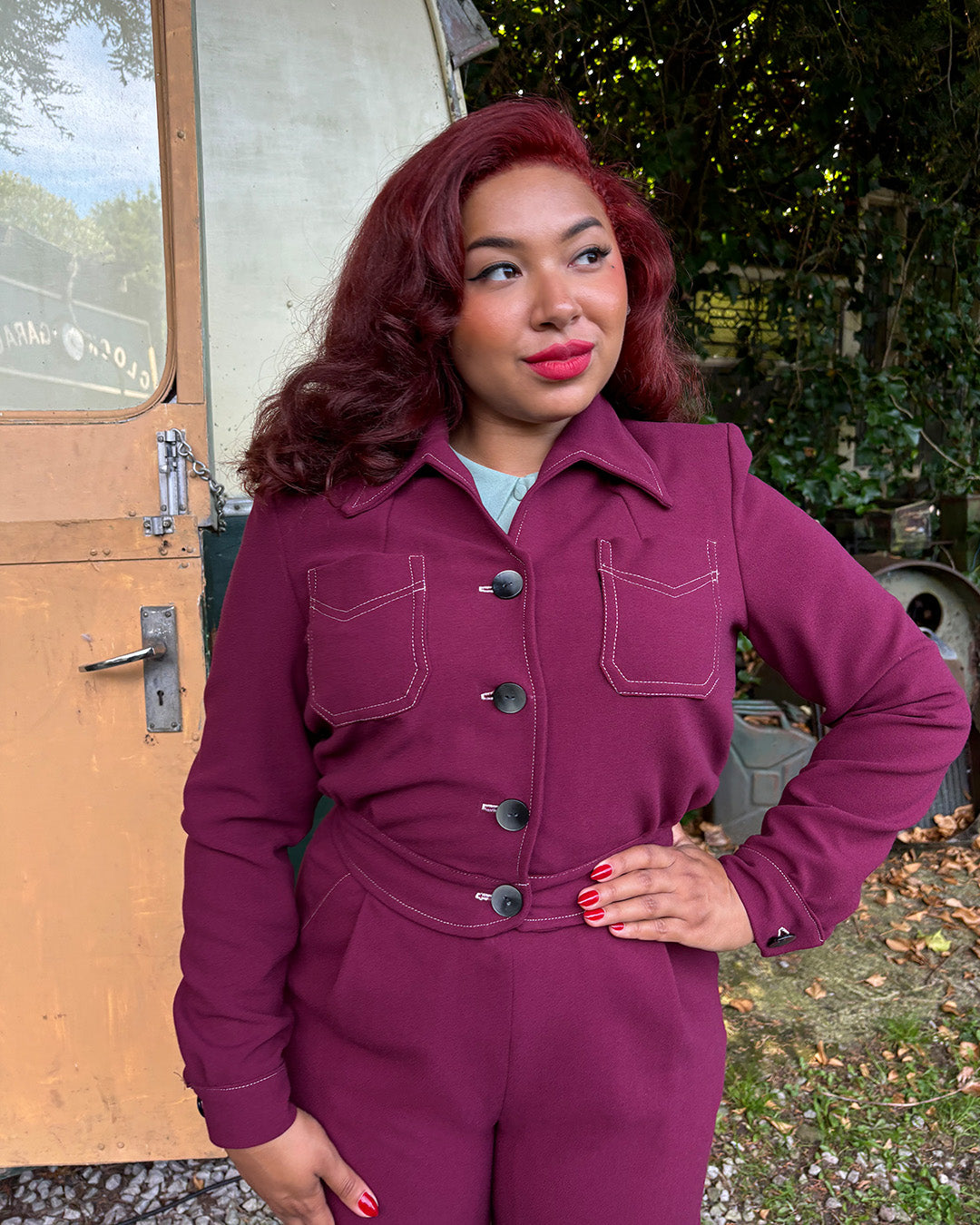 1940s Americana Button Jacket - Sample