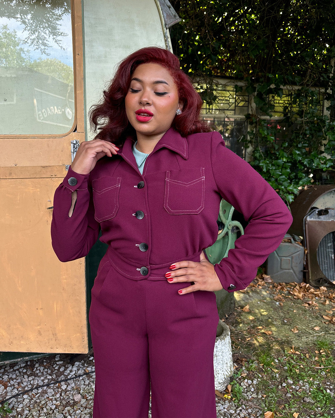 1940s Americana Button Jacket - Sample