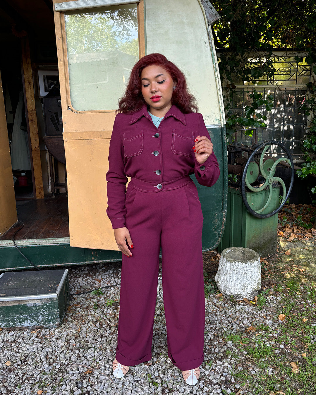 1940s Americana Button Jacket - Sample