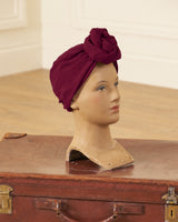 1940s Turban - Berry
