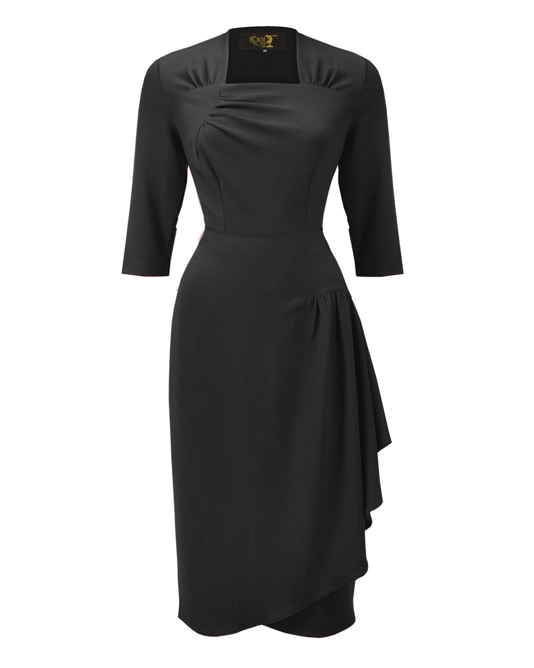 1940s O'Hara Cocktail Dress - Black