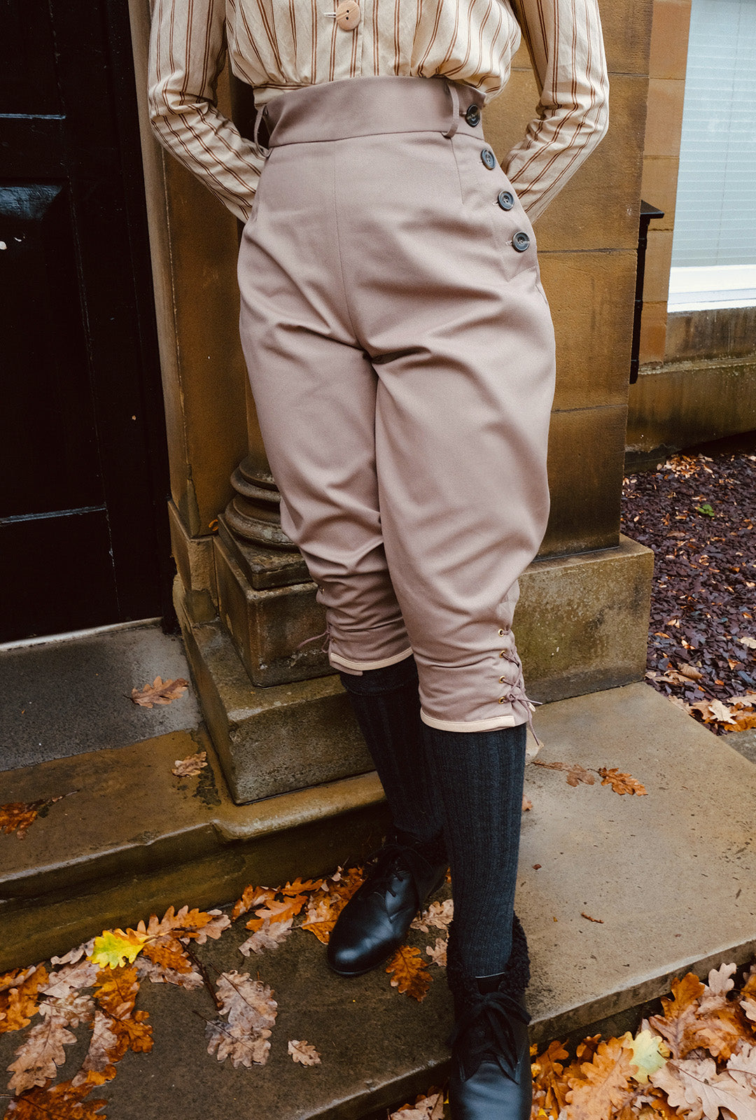 Landgirl Breeches - Stone Cotton Drill