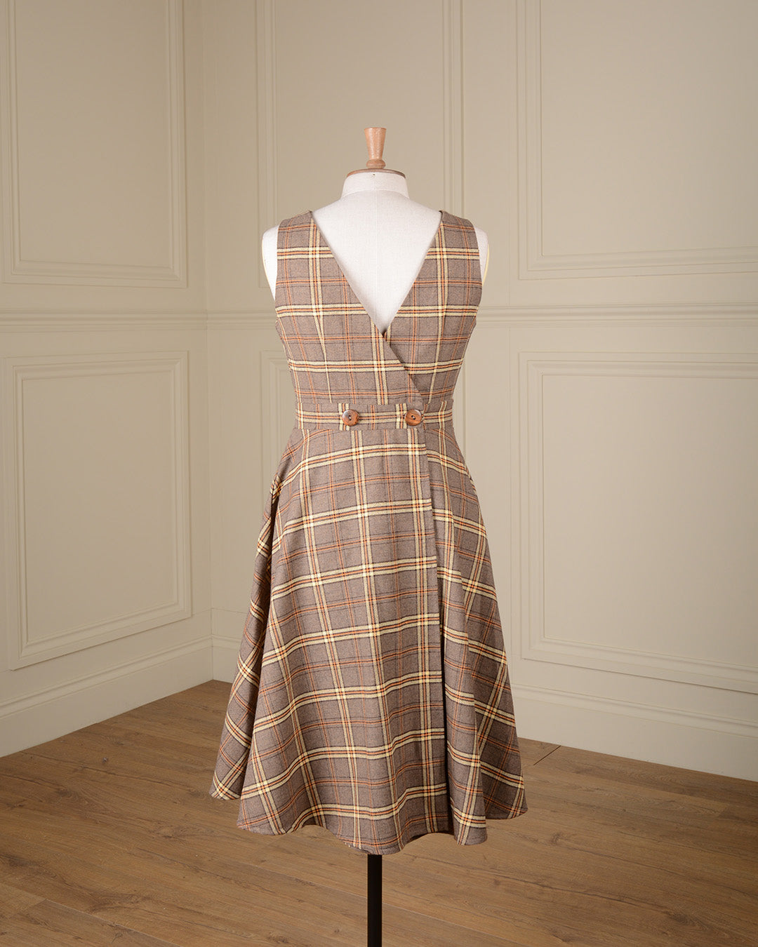 1940s Pinafore Dress - Sample