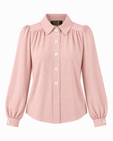 1930s Ellen Blouse - Blush