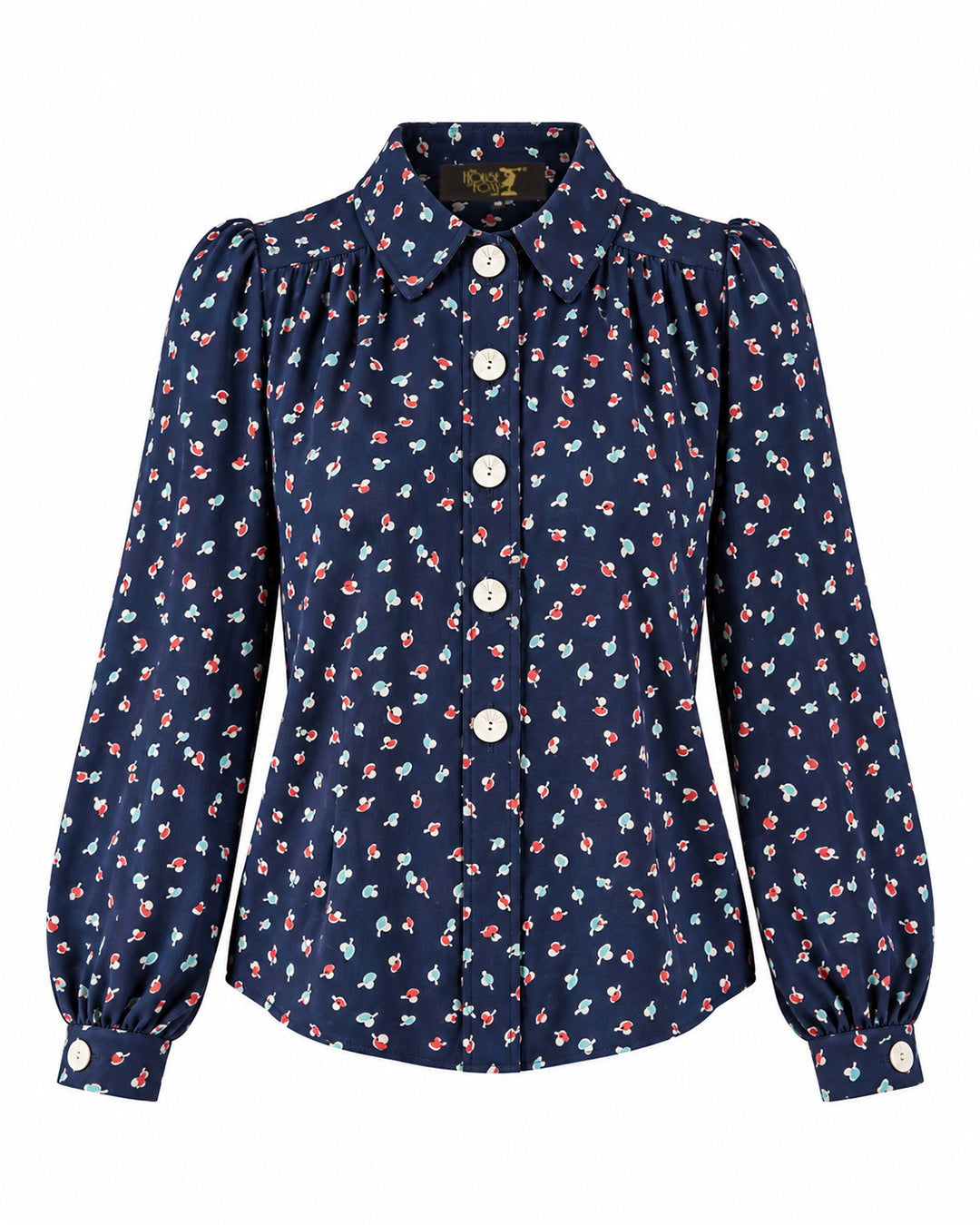 1930s Ellen Blouse - Ocean Pearl