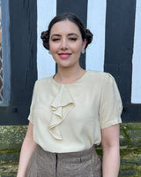1930s Flounce Blouse - Antique