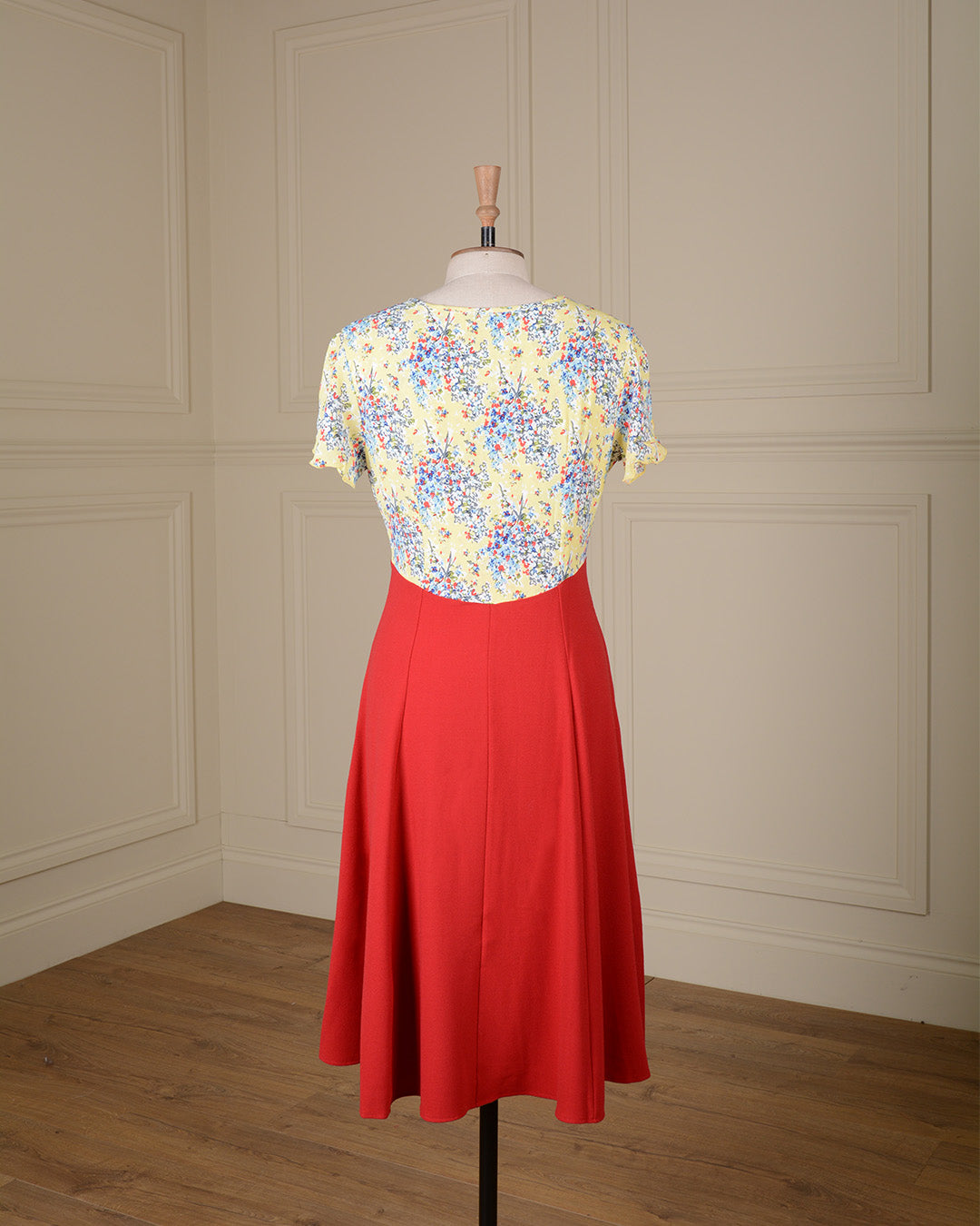 1940s Grable Tea Dress - Summer Spray