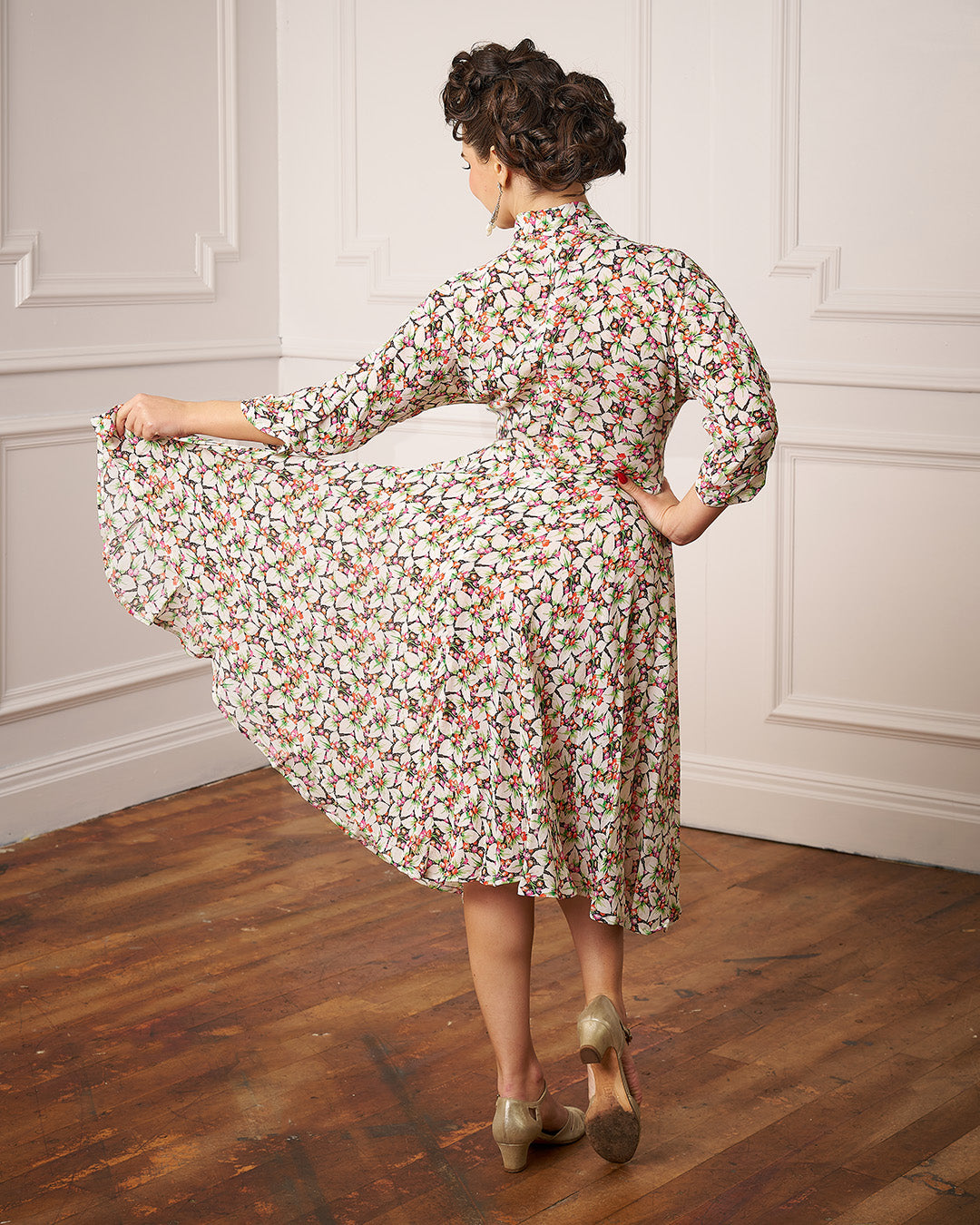 1950s Grace Dress - Beautyberry
