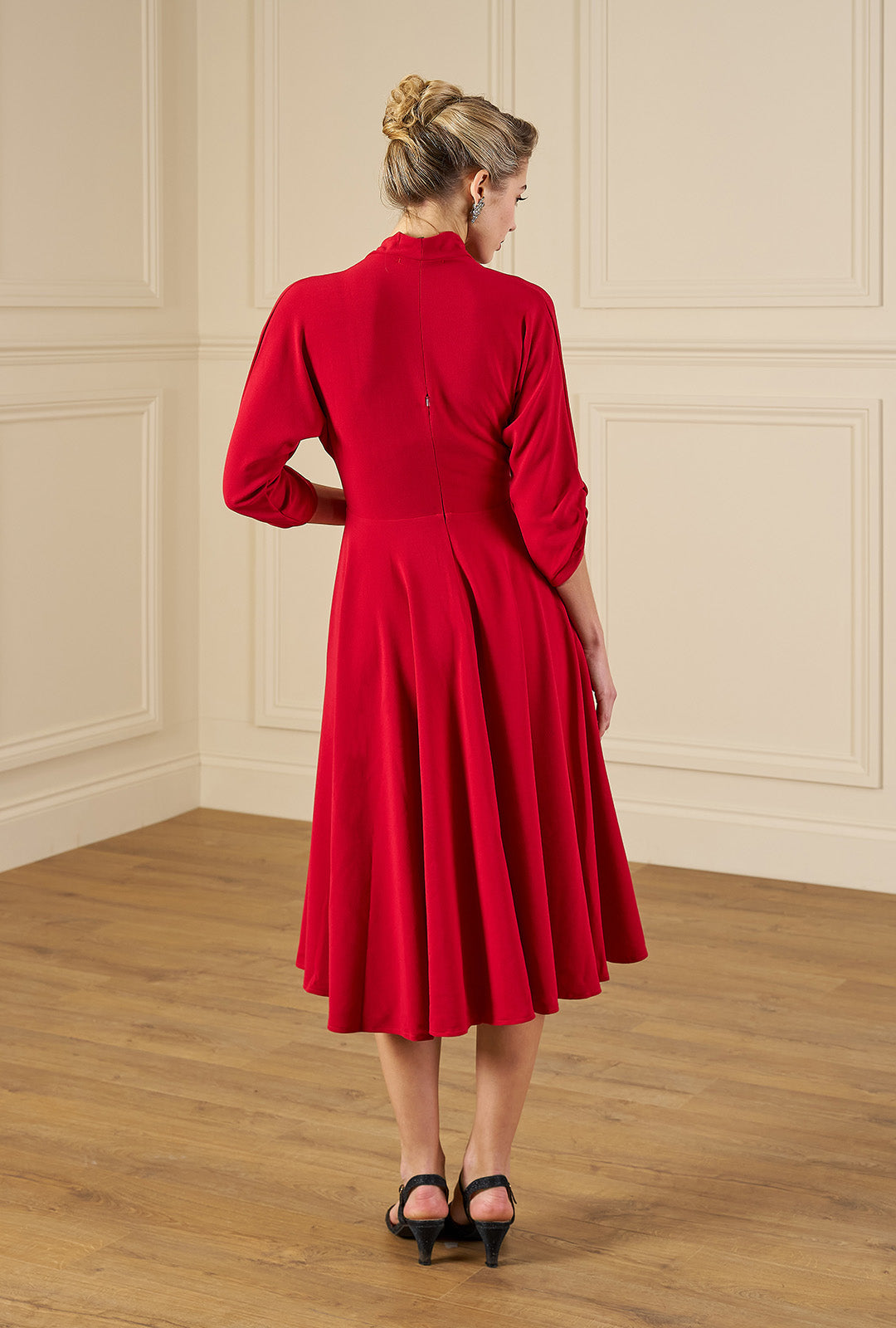 red 50s dresses CECIL with belt