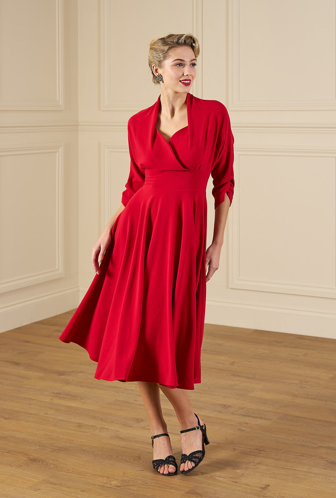1950s Grace Dress - Red