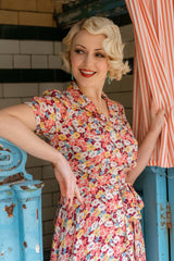 1940s Shirt-Waister Dress - Spring Parade