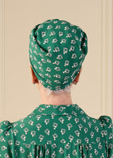 Dia Deco Emerald Crepe Scarf