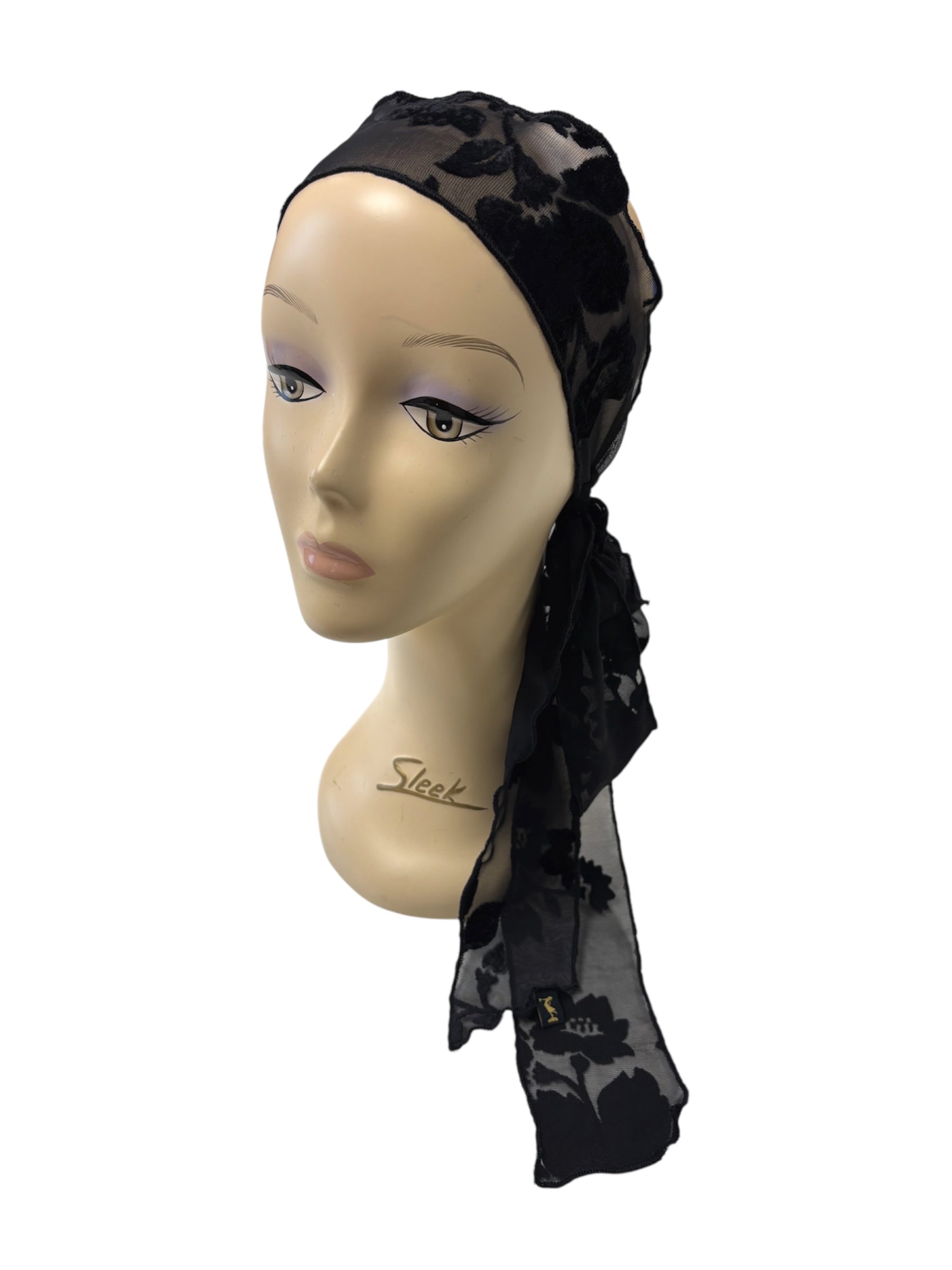 Trim Sash - Black Rose Devore - product shot