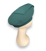 1940s Halo Beret - Racing Green
