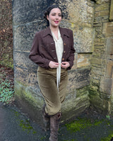 Landgirl Breeches - Deep Olive Corduroy