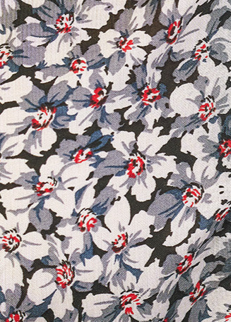 1940s O'Hara Cocktail Dress in Moonflower