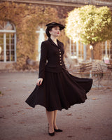 1950s Renee Jacket in Black