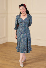 1940s Marian Tea Dress in Marguerite