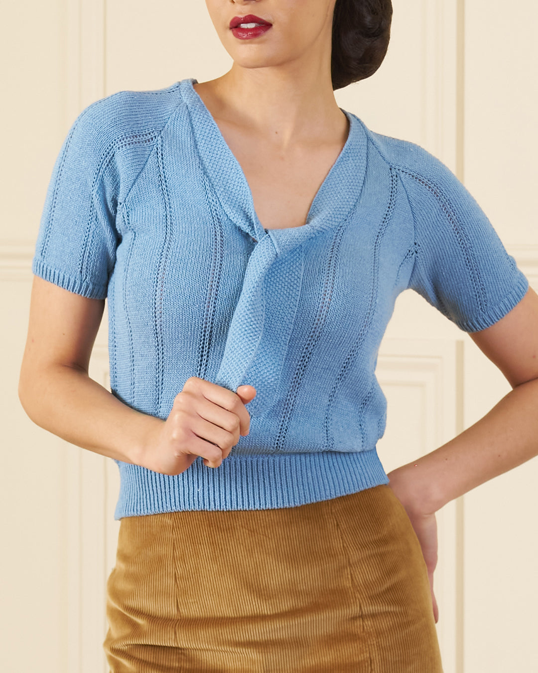 Marina Sweater - Powder Blue