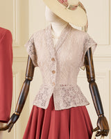 1950s Merle Blouse - Desert Lace