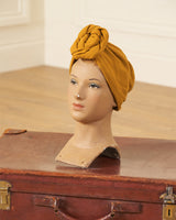1940s Turban - Mustard