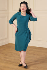 1940s O'Hara Cocktail Dress in Pacific
