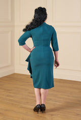 1940s O'Hara Cocktail Dress in Pacific