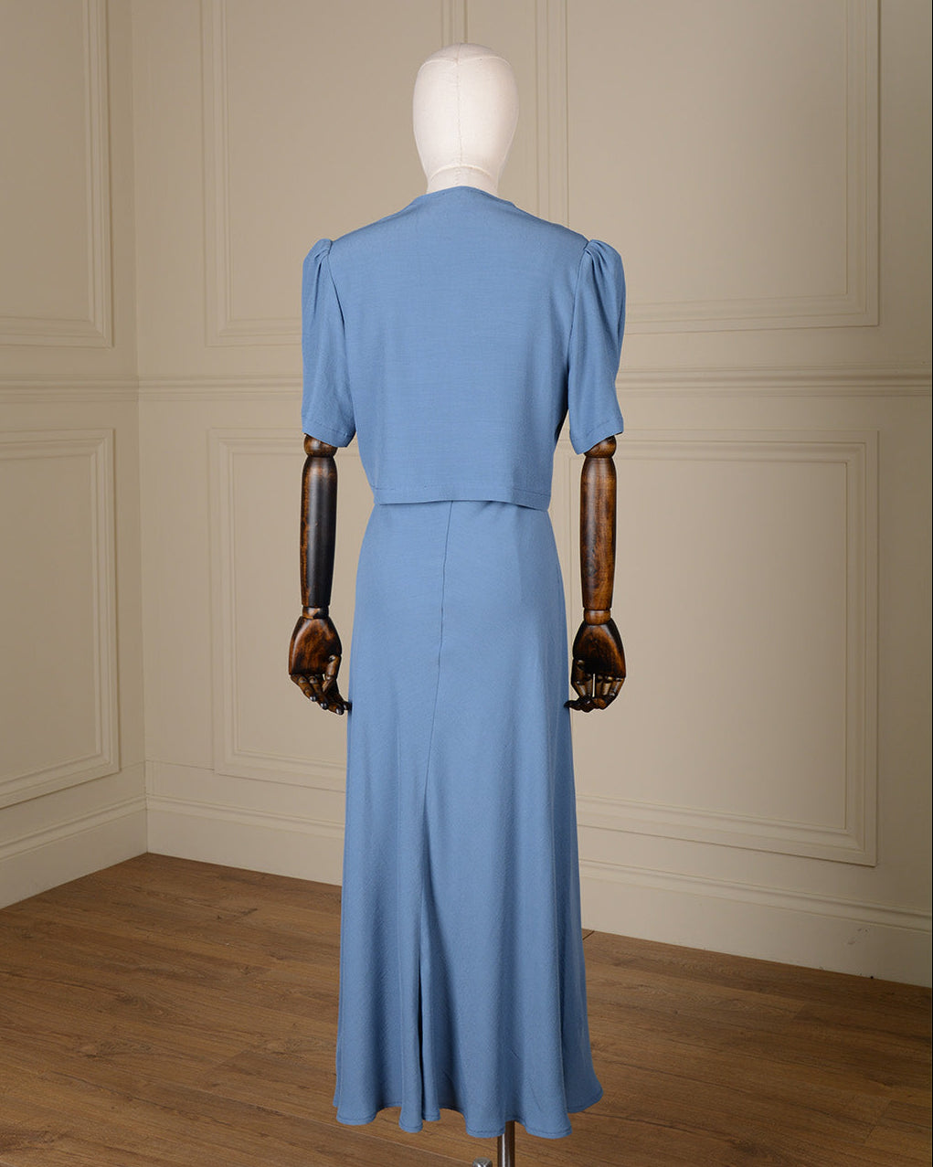 1930s Alice Bias Cut Midi Dress and Bolero - Sample
