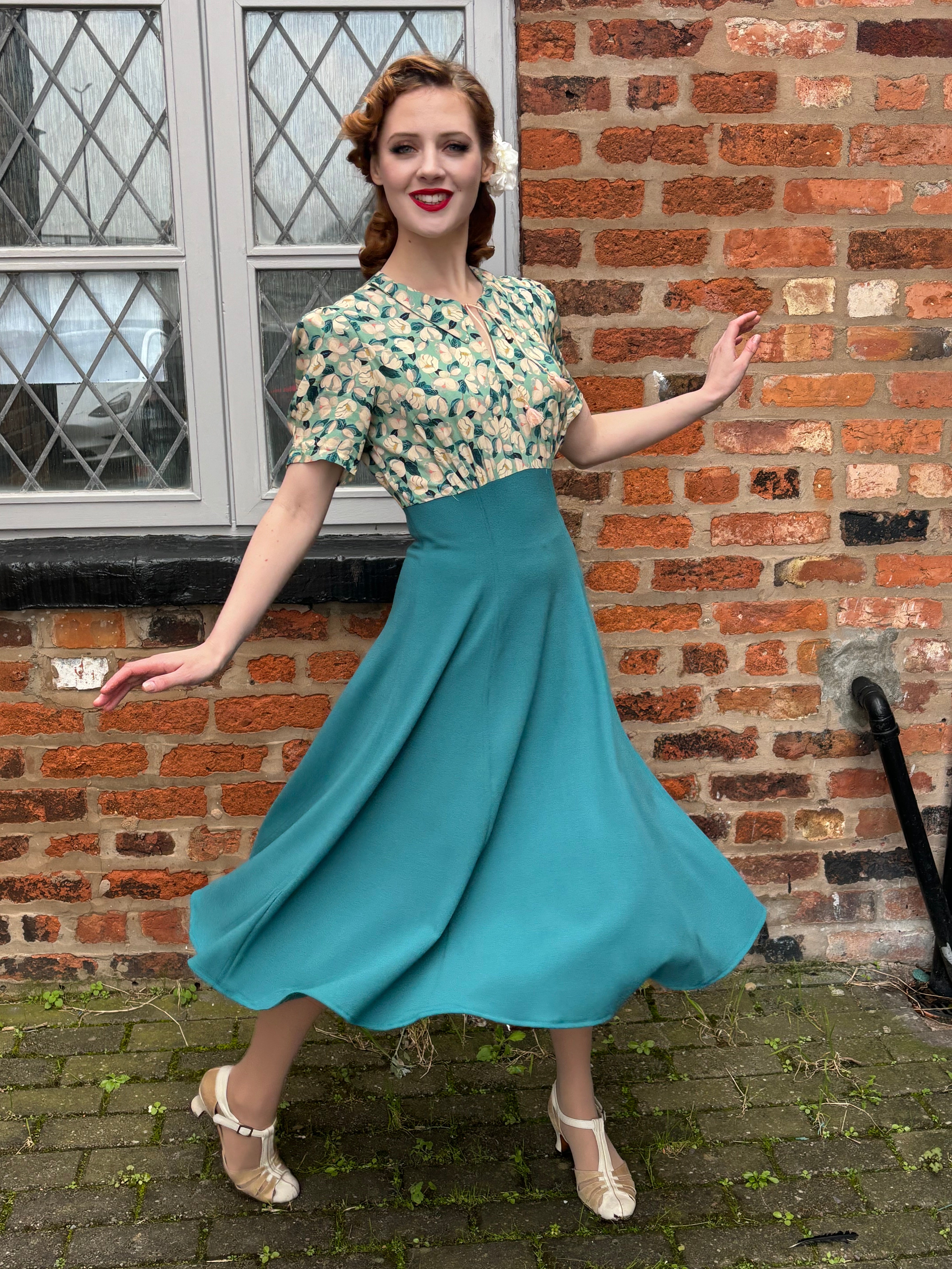 1940s Martha Tea Dress - End of Line